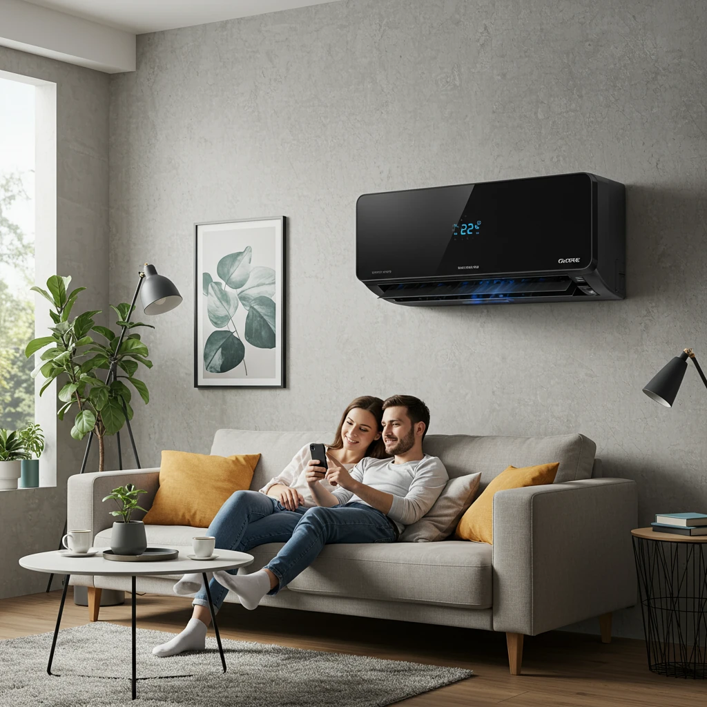 gree-airy-black-airconditioner